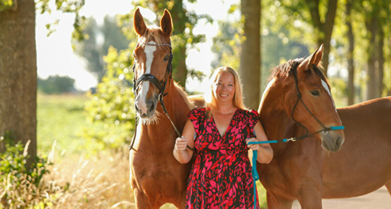 In de avondzon met mijn grote liefdes